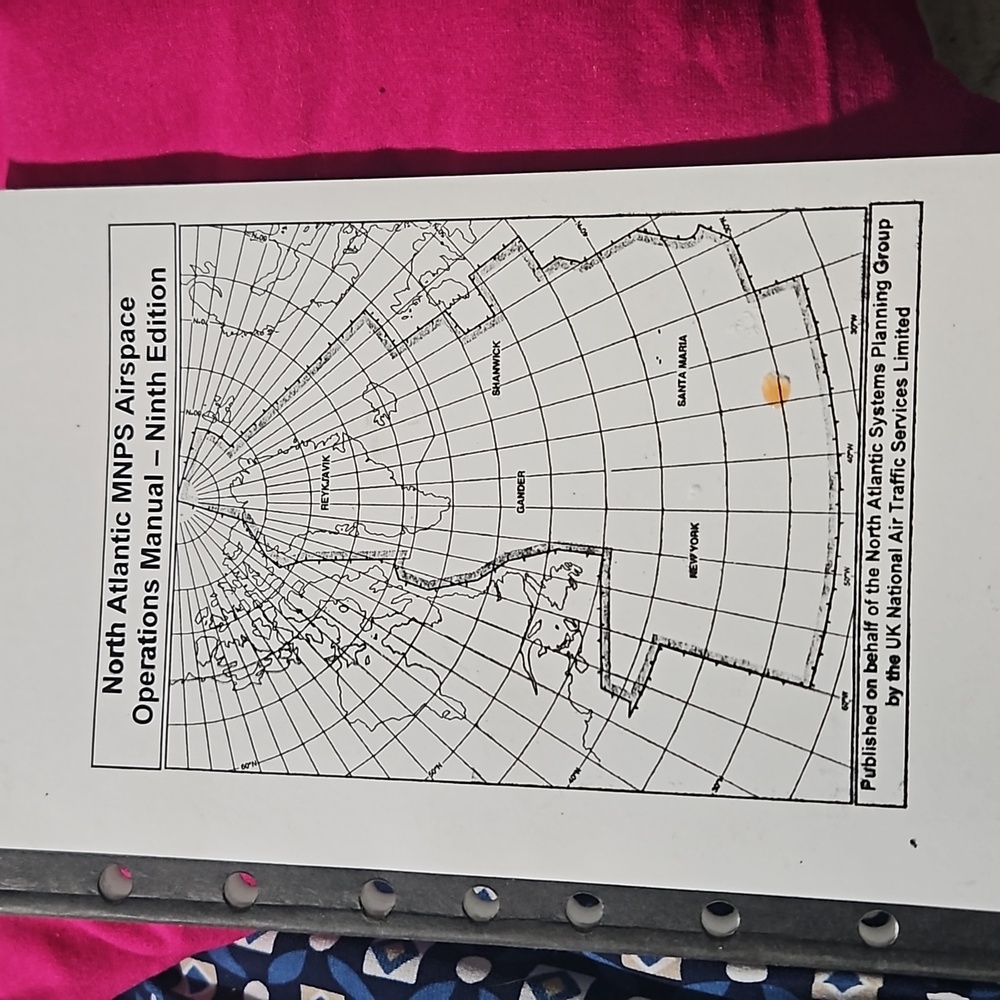 North Atlantic  MNPS airspace Manual 9th edition